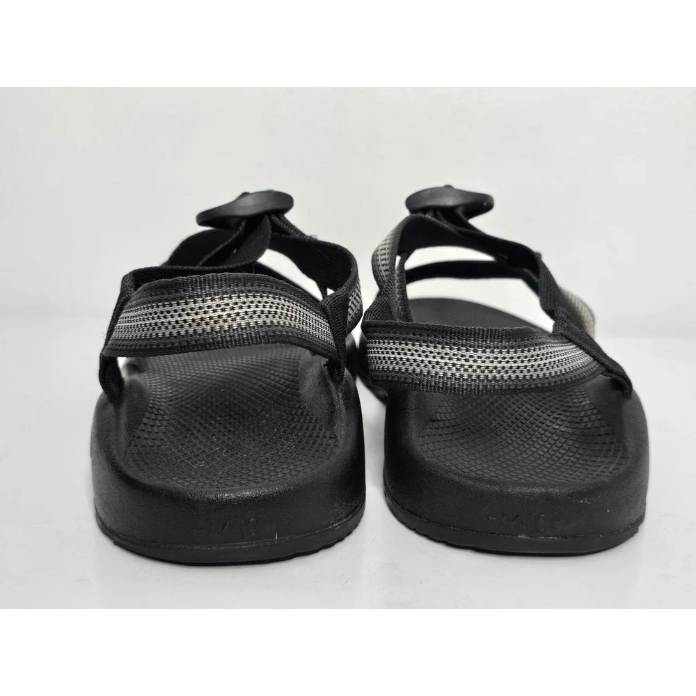 Chaco Sandals Mens Size 10 Z Cloud Black Gray Adjustable Strap Outdoor Hiking
